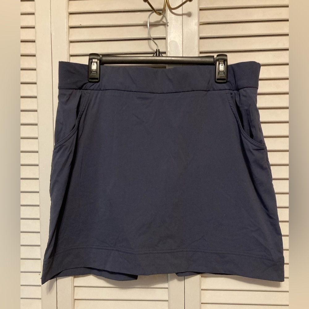 Columbia Blue Elastic Waistband Mini Skort Size XL